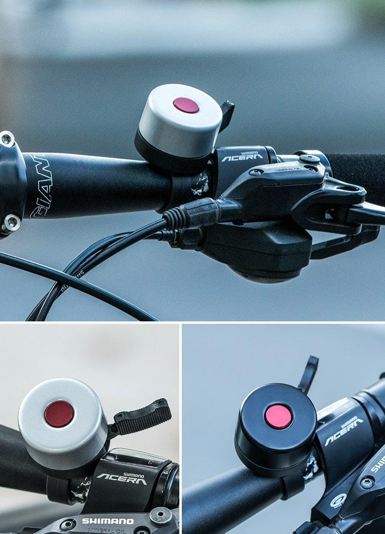 Cloche de vélo, klaxon de vélo classique ordinaire, accessoires de vélo, corps entièrement métallique, tonalité forte et décente, pour adultes et enfants