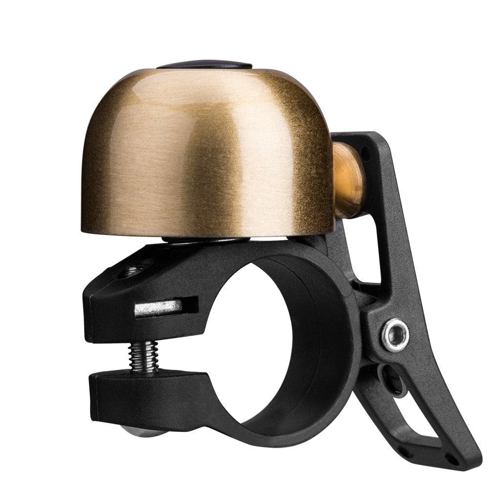 Cloche de vélo, klaxon de vélo classique ordinaire, accessoires de vélo, corps entièrement métallique, tonalité forte et décente, pour adultes et enfants