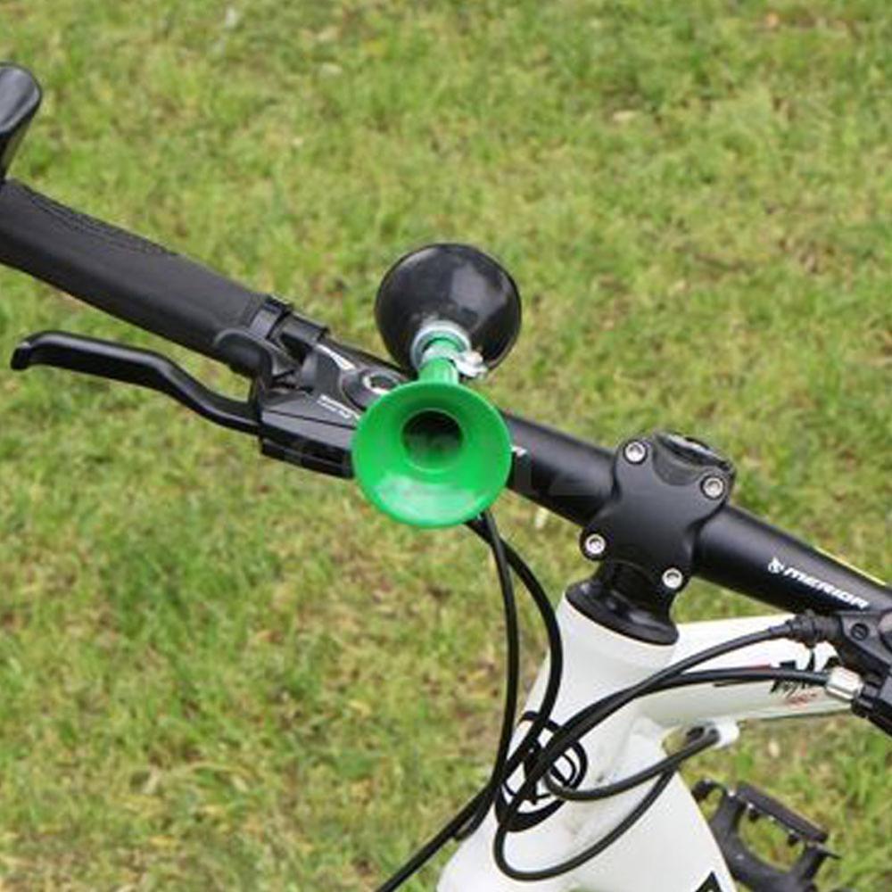 Klaxon à air en métal pour vélo, trompette à bulbe en caoutchouc à presser, klaxons pour vélos, klaxons de vélo en métal, sonnettes de vélo avec bulbe en caoutchouc à presser, accessoire de vélo pour enfants, klaxon d'air rétro pour vélo