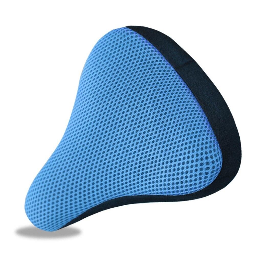 Housse de selle de vélo confortable 3D souple et respirante en tissu mesh pour selles confortables, compatible avec les vélos d'exercice et d'extérieur, avec housse résistante à l'eau.