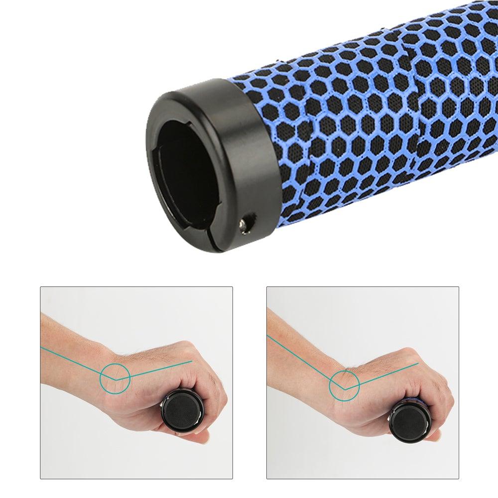 Poignées de vélo écologiques antidérapantes embout de guidon confortables pour vélo de route, doubles poignées de vélo souples et antidérapantes, confortables et absorbant les chocs pour VTT, Beach Cruiser, trottinette, vélo pliant