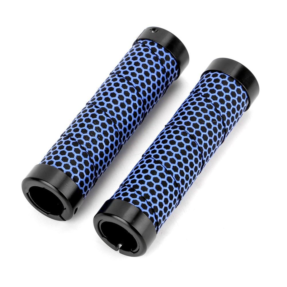 Poignées de vélo écologiques antidérapantes embout de guidon confortables pour vélo de route, doubles poignées de vélo souples et antidérapantes, confortables et absorbant les chocs pour VTT, Beach Cruiser, trottinette, vélo pliant
