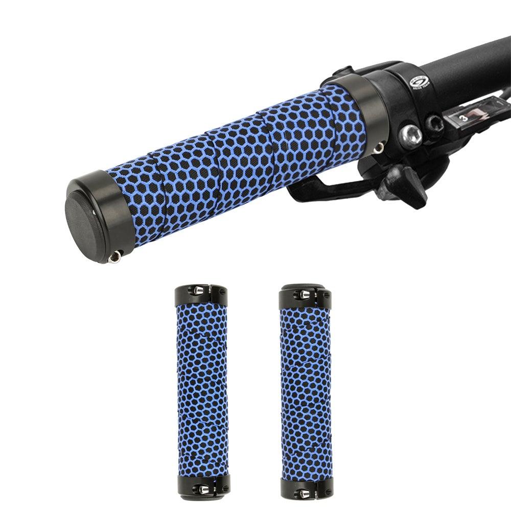 Poignées de vélo écologiques antidérapantes embout de guidon confortables pour vélo de route, doubles poignées de vélo souples et antidérapantes, confortables et absorbant les chocs pour VTT, Beach Cruiser, trottinette, vélo pliant