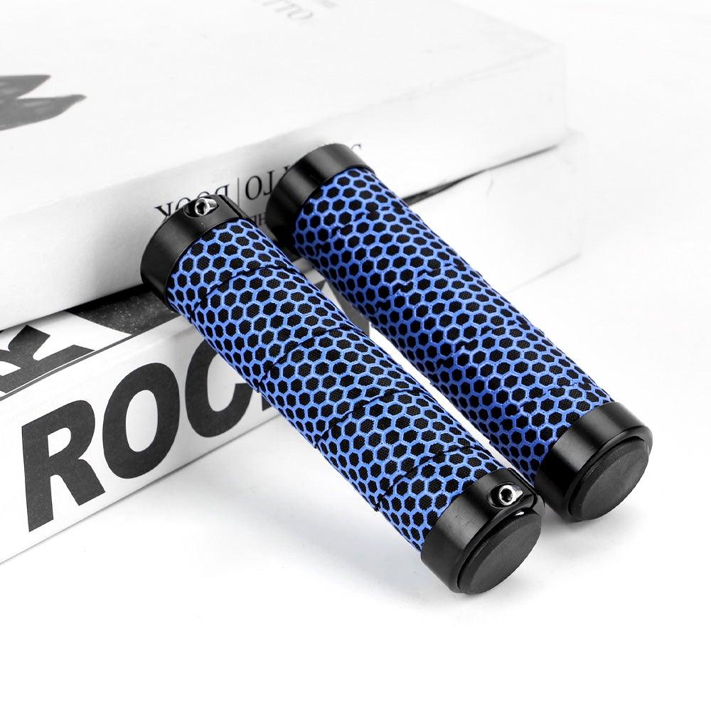 Poignées de vélo écologiques antidérapantes embout de guidon confortables pour vélo de route, doubles poignées de vélo souples et antidérapantes, confortables et absorbant les chocs pour VTT, Beach Cruiser, trottinette, vélo pliant