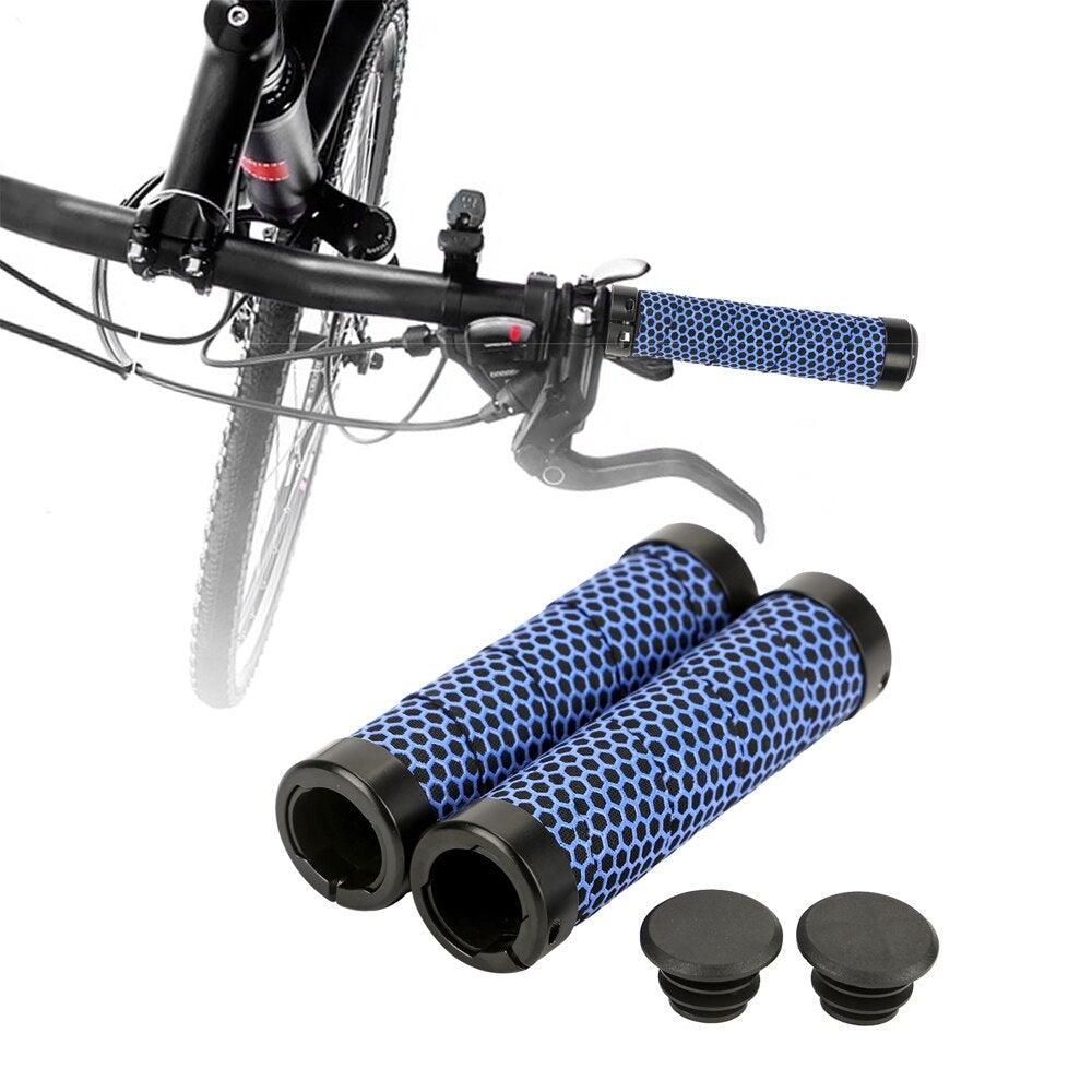 Poignées de vélo écologiques antidérapantes embout de guidon confortables pour vélo de route, doubles poignées de vélo souples et antidérapantes, confortables et absorbant les chocs pour VTT, Beach Cruiser, trottinette, vélo pliant