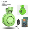 Sonnette électronique de vélo, alarme de klaxon de trottinette, chargement USB, avertisseur sonore de cyclisme, alerte de sécurité, mini klaxon de vélo bruyant rechargeable USB, alerte d'alarme de cyclisme à monter sur le guidon pour VTT