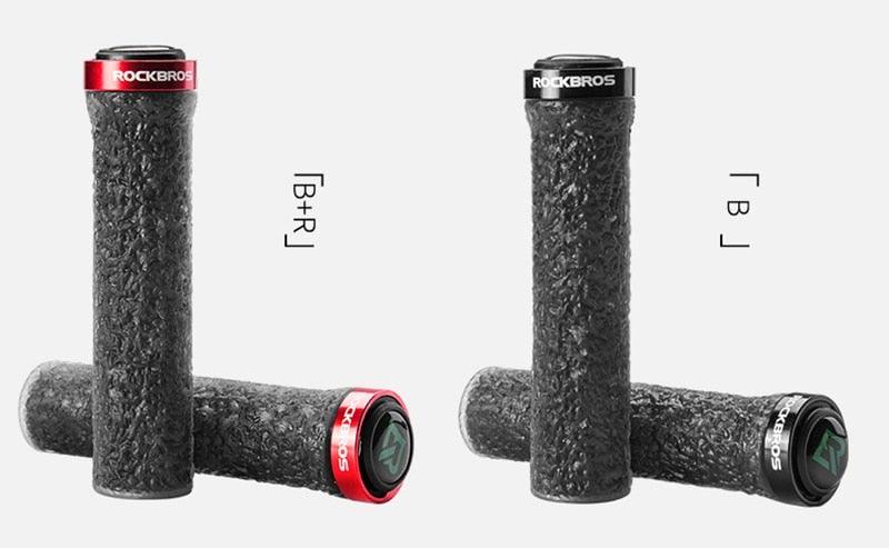 Poignées de vélo en caoutchouc antidérapantes pour guidon, manchons de guidon, verrous en alliage d'aluminium pour VTT, poignées de verrouillage pour guidon de vélo, poignées antidérapantes