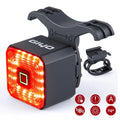 Feu arrière intelligent pour vélo, feu de freinage LED USB étanche, lampe de sécurité pour cyclisme, feux arrière de vélo étanches, rechargeable USB, ultra lumineux, feu de freinage LED pour vélo, feu arrière de sécurité pour le cyclisme, lampe de poche.