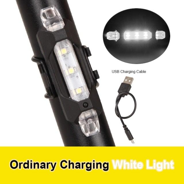 Feux de vélo étanches pour la conduite, feu arrière, rechargeable par USB, phare de VTT, éclairage de vélo, feu arrière, lampe de sécurité de vélo lumineuse, lampe torche de cyclisme