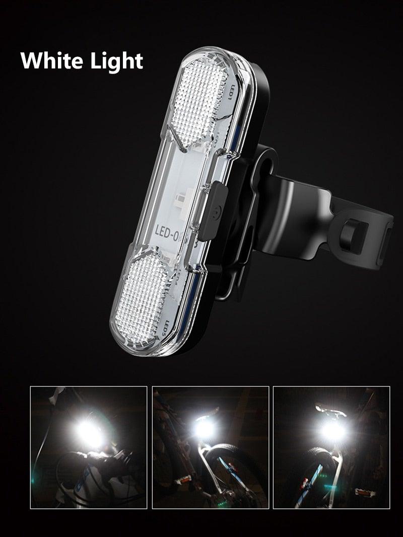 Feux de vélo étanches pour la conduite, feu arrière, rechargeable par USB, phare de VTT, éclairage de vélo, feu arrière, lampe de sécurité de vélo lumineuse, lampe torche de cyclisme
