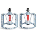 Pédales de vélo Plates VTT Route 3 Roulements Étanches Vélo de Montagne aluminium Large Plateforme Pédales VTT Pédales Vélo Plates Légères Pédales de Vélo de Route Fibre Roulement Scellé Pédales Plates