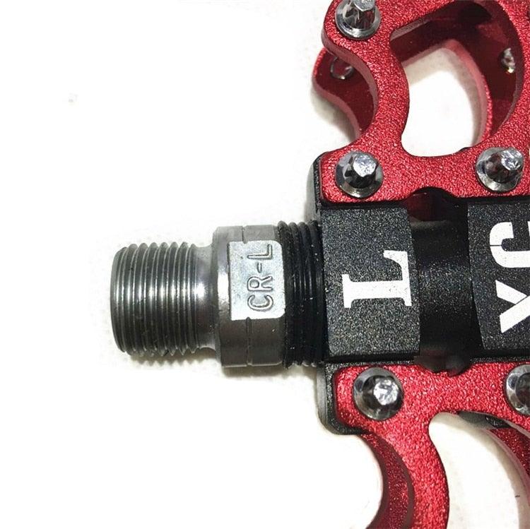 Pédales de vélo Étanches 2 Roulements Crampons Repose-pieds Vélo de route VTT Pédale en alliage d'aluminium Pièces de cyclisme antidérapantes Pédales de VTT Pédales plates de vélo Roulement étanche en aluminium Plateforme légère pour vélo de route VTT