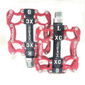 Pédales de vélo Étanches 2 Roulements Crampons Repose-pieds Vélo de route VTT Pédale en alliage d'aluminium Pièces de cyclisme antidérapantes Pédales de VTT Pédales plates de vélo Roulement étanche en aluminium Plateforme légère pour vélo de route VTT