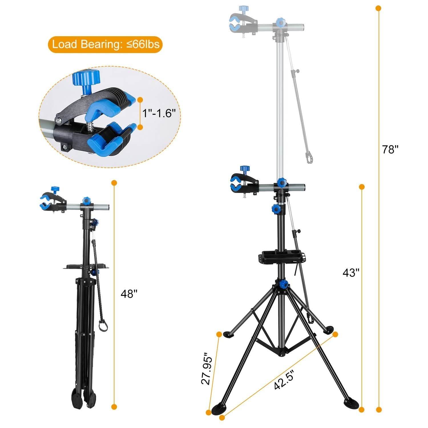 Support de Réparation de Vélo Pliable