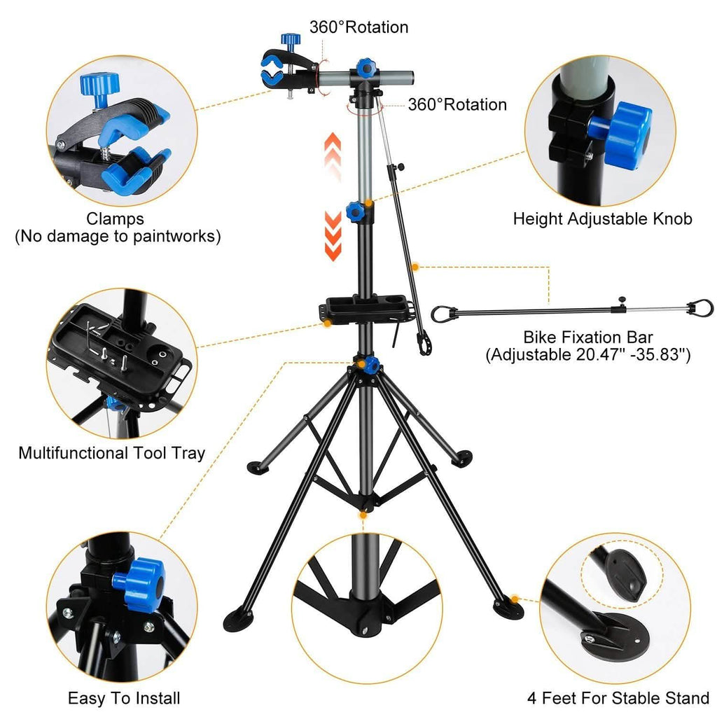 Support de Réparation de Vélo Pliable