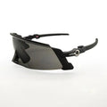 Lunettes de vélo rétro bleues - Nouvelles lunettes de soleil modernes pour le cyclisme en extérieur - Lunettes de sport UV400 pour vélo de route - Lunettes de cyclisme unisexes - Lunettes de course d'été