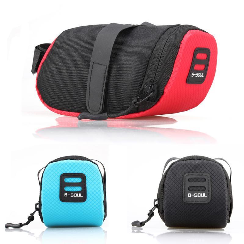 Sac étanche pour vélo Sac de rangement étanche pour vélo Sacoche de selle Pochette de cyclisme Accessoires Sac de vélo Sac de vélo sous la selle Sacoche de vélo étanche pour VTT et vélos de route pour le rangement des accessoires de cyclisme et des outils