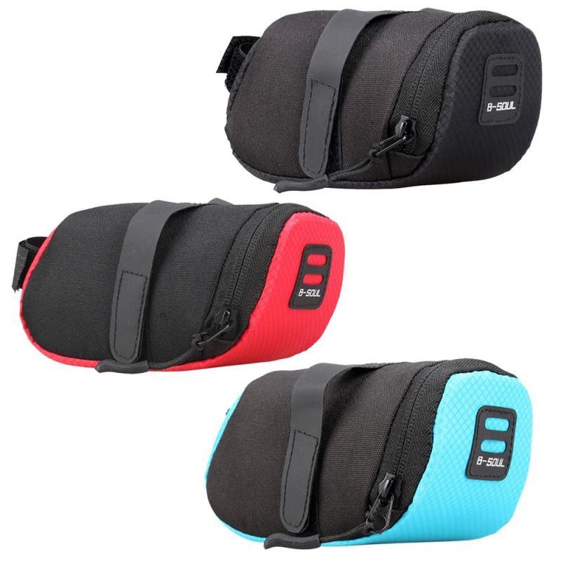 Sac étanche pour vélo Sac de rangement étanche pour vélo Sacoche de selle Pochette de cyclisme Accessoires Sac de vélo Sac de vélo sous la selle Sacoche de vélo étanche pour VTT et vélos de route pour le rangement des accessoires de cyclisme et des outils