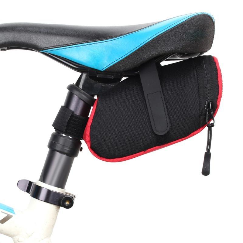 Sac étanche pour vélo Sac de rangement étanche pour vélo Sacoche de selle Pochette de cyclisme Accessoires Sac de vélo Sac de vélo sous la selle Sacoche de vélo étanche pour VTT et vélos de route pour le rangement des accessoires de cyclisme et des outils