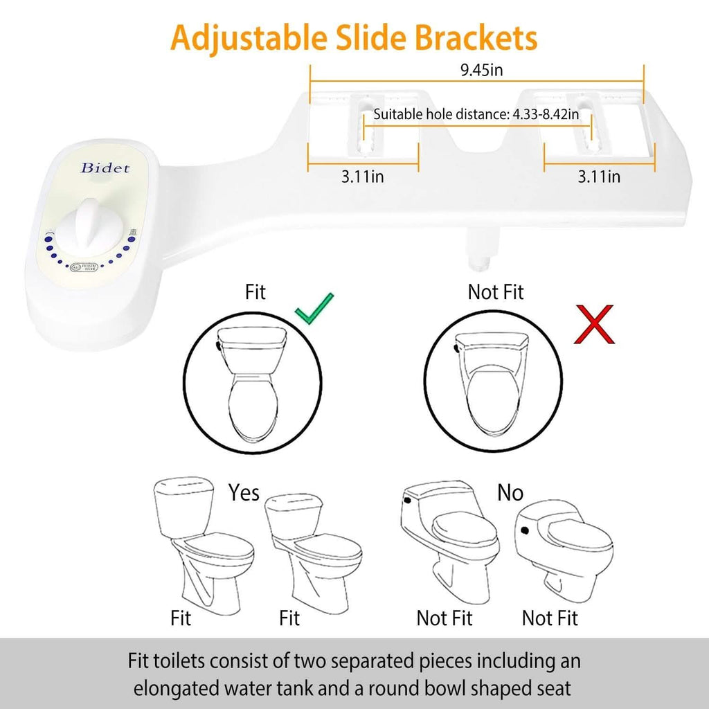 Jet d'eau fraîche pour bidet