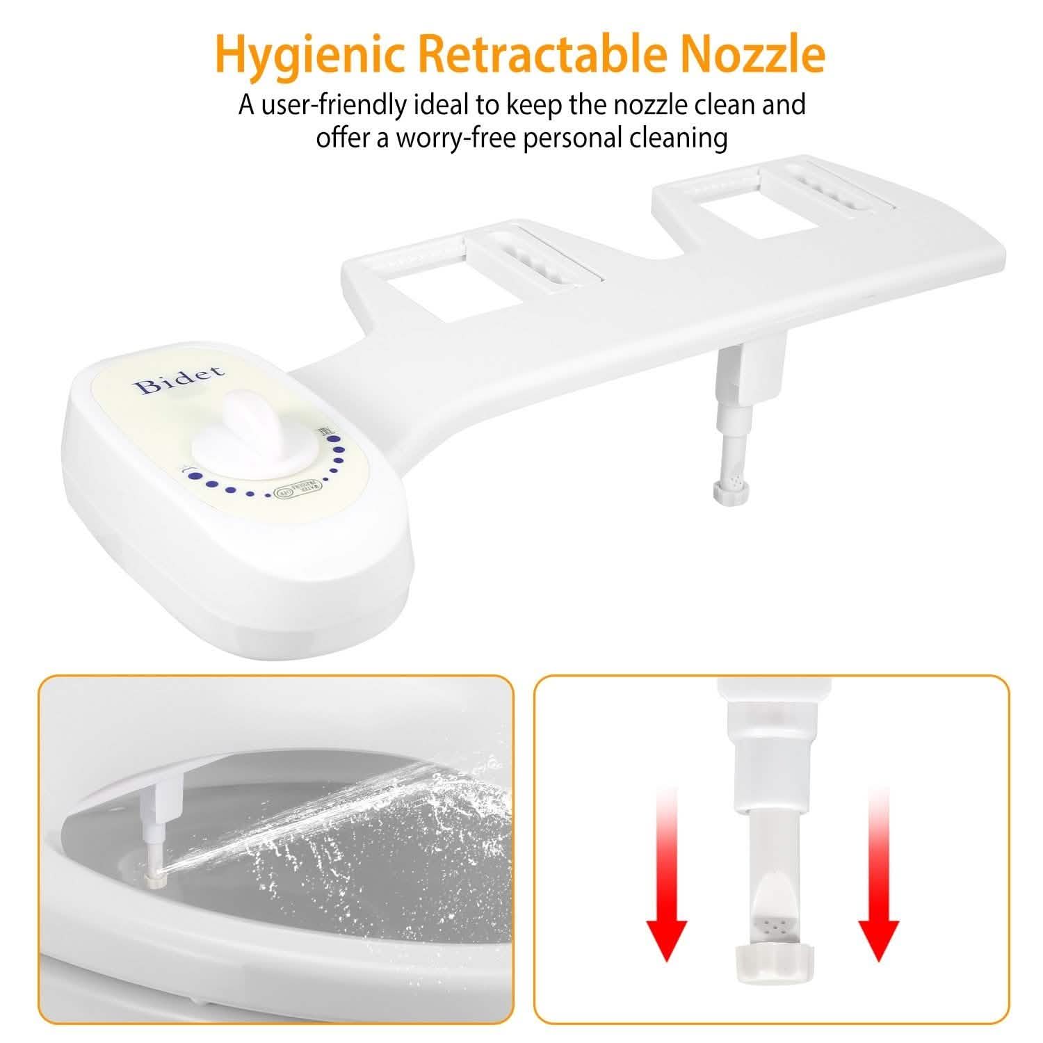 Jet d'eau fraîche pour bidet