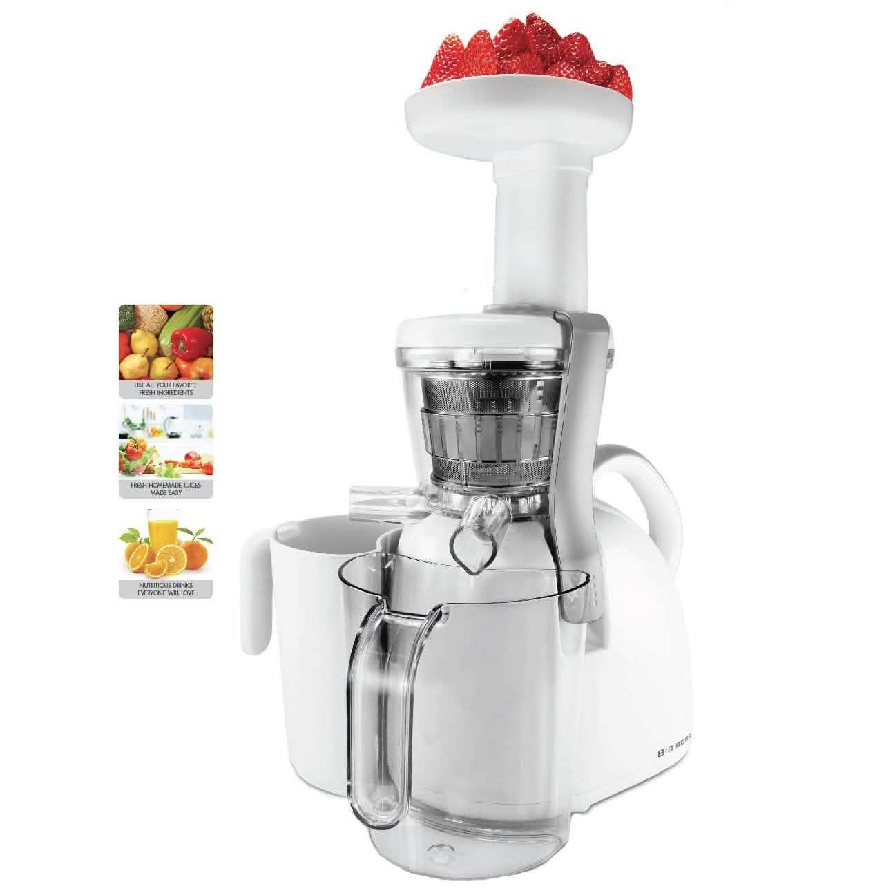 Extracteur de jus lent Big Boss 9192, bénéfique sur le plan nutritionnel