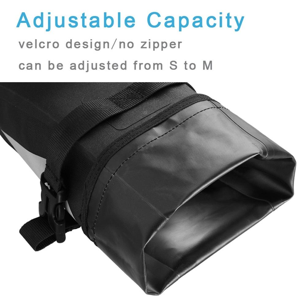 Sac de Vélo Imperméable Grande Capacité Sacoche de Vélo Pliable pour Vélo de Route Sac de Rangement Arrière pour Vélo Sac de Selle Imperméable Roulable Sac Arrière pour Vélo Noir 13L