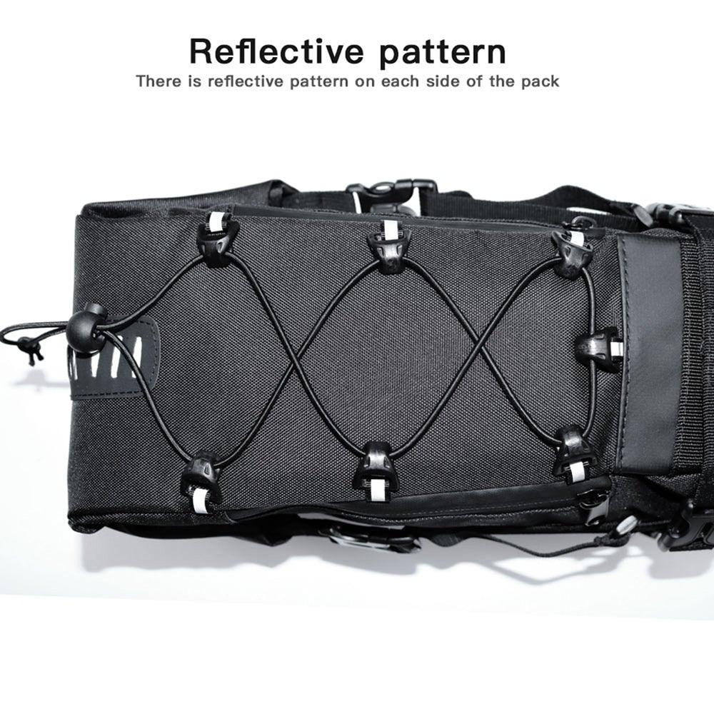 Sac de Vélo Imperméable Grande Capacité Sacoche de Vélo Pliable pour Vélo de Route Sac de Rangement Arrière pour Vélo Sac de Selle Imperméable Roulable Sac Arrière pour Vélo Noir 13L
