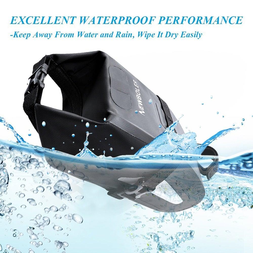 Sac de Vélo Imperméable Grande Capacité Sacoche de Vélo Pliable pour Vélo de Route Sac de Rangement Arrière pour Vélo Sac de Selle Imperméable Roulable Sac Arrière pour Vélo Noir 13L