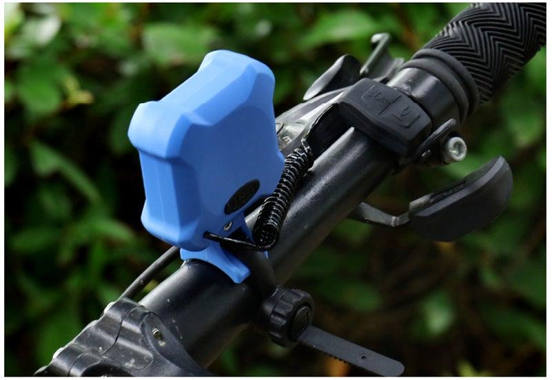 Klaxon de vélo 4 lampes Cyclisme Lumière 1200mAh Klaxon électrique Étanche USB Rechargeable Alarme Sonore Sécurité Klaxon de vélo Yeux brillants Entièrement étanche Lumen Phare rechargeable pour VTT et vélo de route
