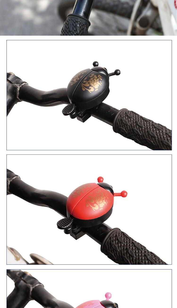 Sonnettes de vélo Avertisseur klaxon Coccinelle Sonnette Coccinelle Klaxon Sonnettes de vélo en métal Klaxon Guidon Accessoires de sécurité pour vélo Coccinelle Klaxon de vélo fort