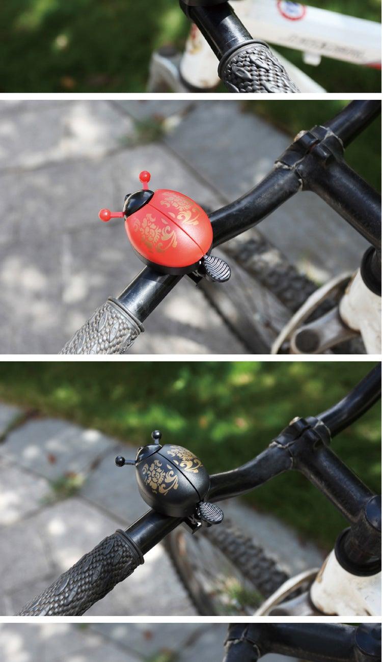 Sonnettes de vélo Avertisseur klaxon Coccinelle Sonnette Coccinelle Klaxon Sonnettes de vélo en métal Klaxon Guidon Accessoires de sécurité pour vélo Coccinelle Klaxon de vélo fort