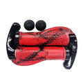 Poignées de vélo ergonomiques, embouts de guidon, poignées confortables, poignées de vélo ergonomiques, absorption des chocs, poignées de VTT, poignées antidérapantes, anneaux en alliage d'aluminium pour vélo