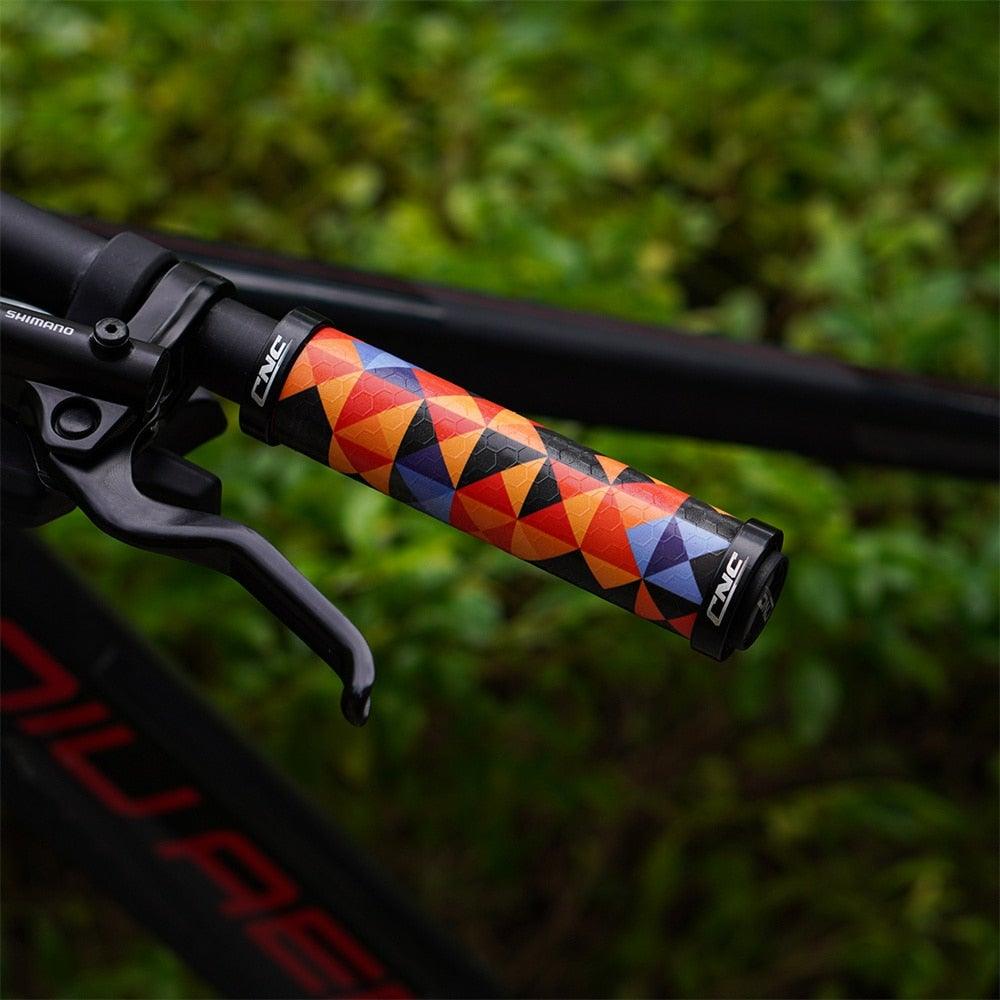 Poignées de vélo, verrouillables, pour VTT, en gel de silicone, poignées de cyclisme, antidérapantes, pour VTT et trottinettes