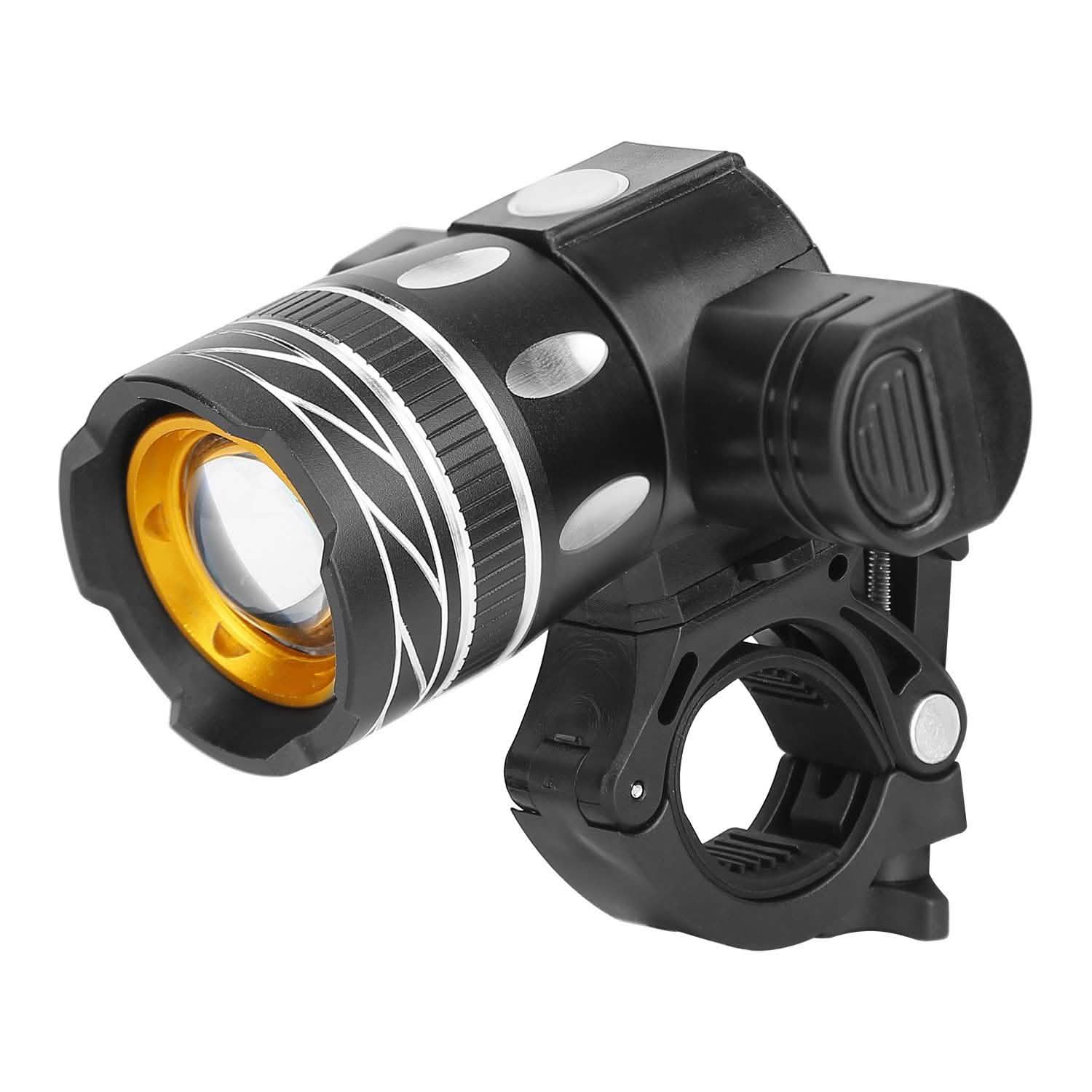 Phare de vélo rechargeable par USB avec support