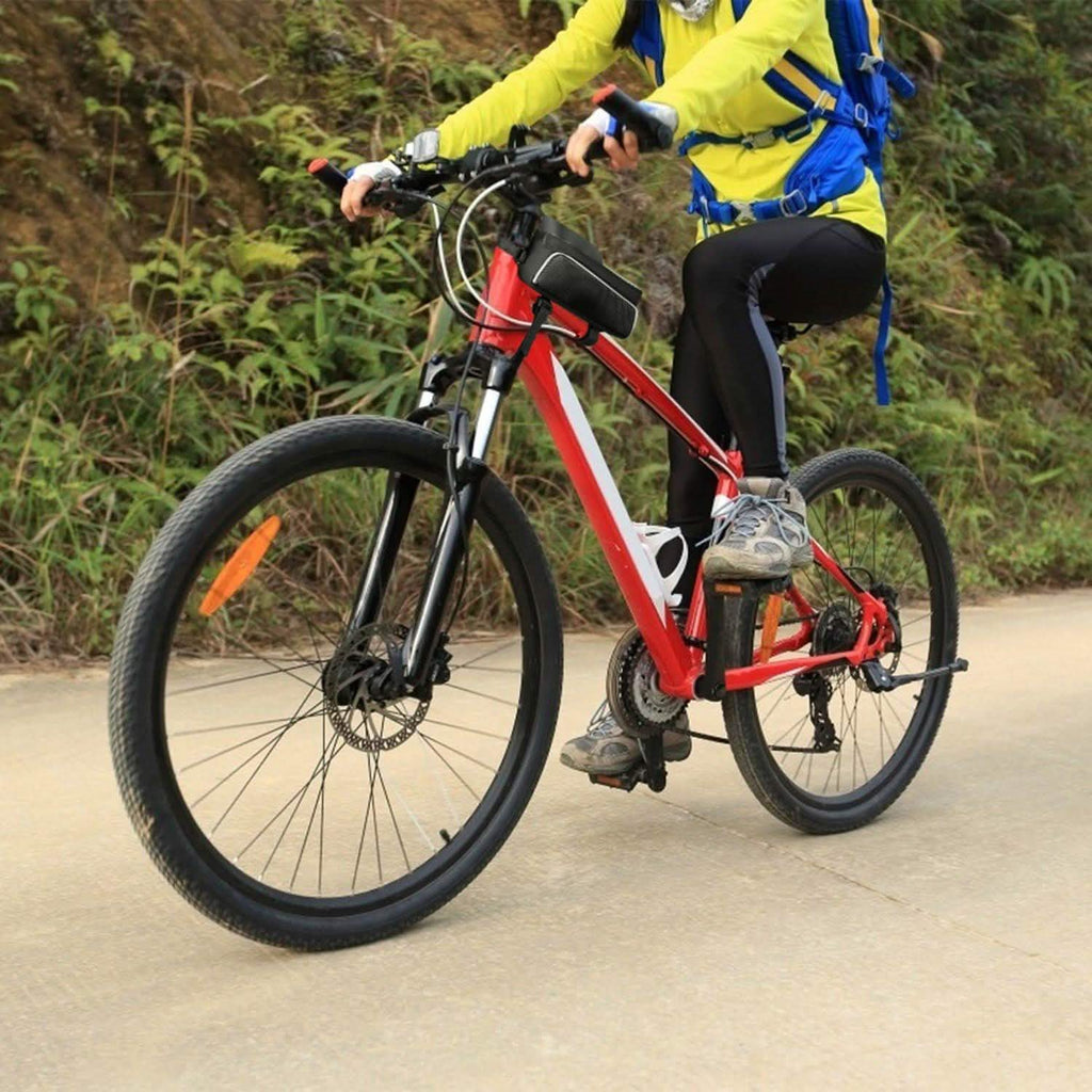 Sac de cadre avant de vélo avec écran tactile et pare-soleil