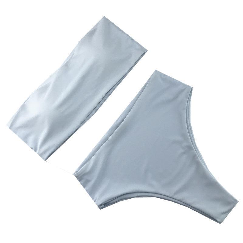 Ensemble de bikini maillot de bain d'été pour femme maillot de bain push-up brésilien bikini femme deux pièces maillot de bain bustier rembourré taille haute