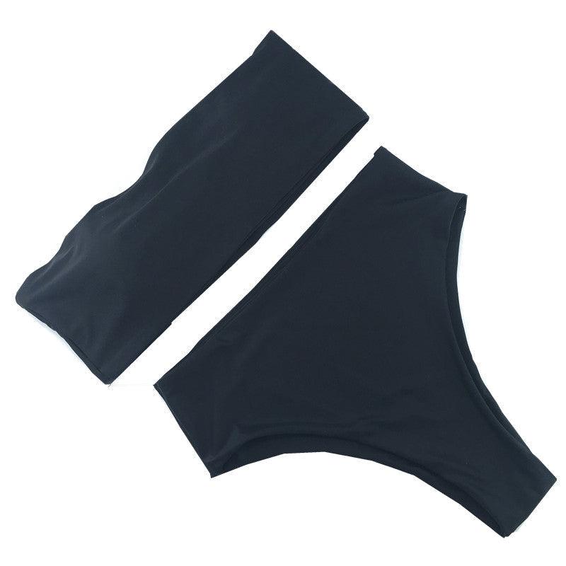 Ensemble de bikini maillot de bain d'été pour femme maillot de bain push-up brésilien bikini femme deux pièces maillot de bain bustier rembourré taille haute