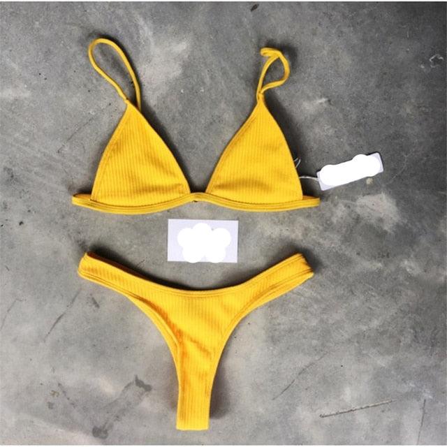 Ensemble de bikini - Maillot de bain petite coupe, style échancré, de plage, noir et blanc, micro-maillot de bain string, micro-bikinis string pour femmes, maillots de bain rembourrés échancrés