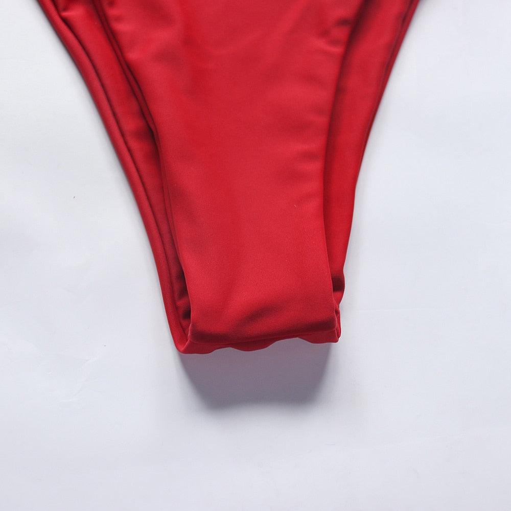 Maillot de bain bikini pour femme, ensemble bikini léopard, bas de bikini triangle, maillot de bain deux pièces, push-up, tenue de plage d'été pour femme