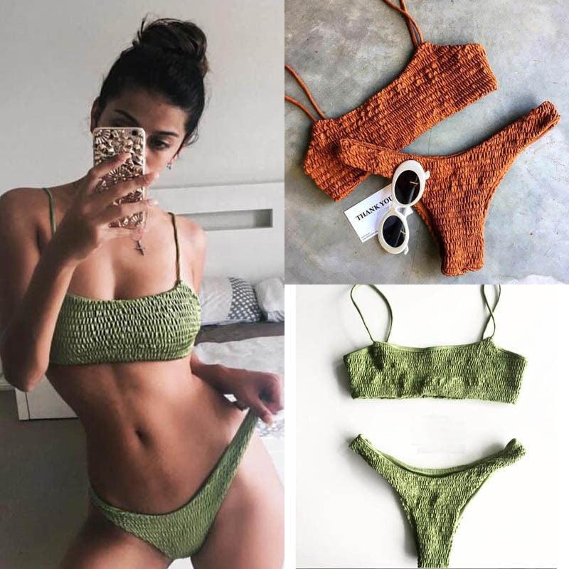 Maillots de bain femme Deux pièces Maillot de bain femme grande taille Maillot de bain push-up rembourré Ensemble bikini Maillot de bain femme push-up rembourré Ensemble bikini Maillot de bain