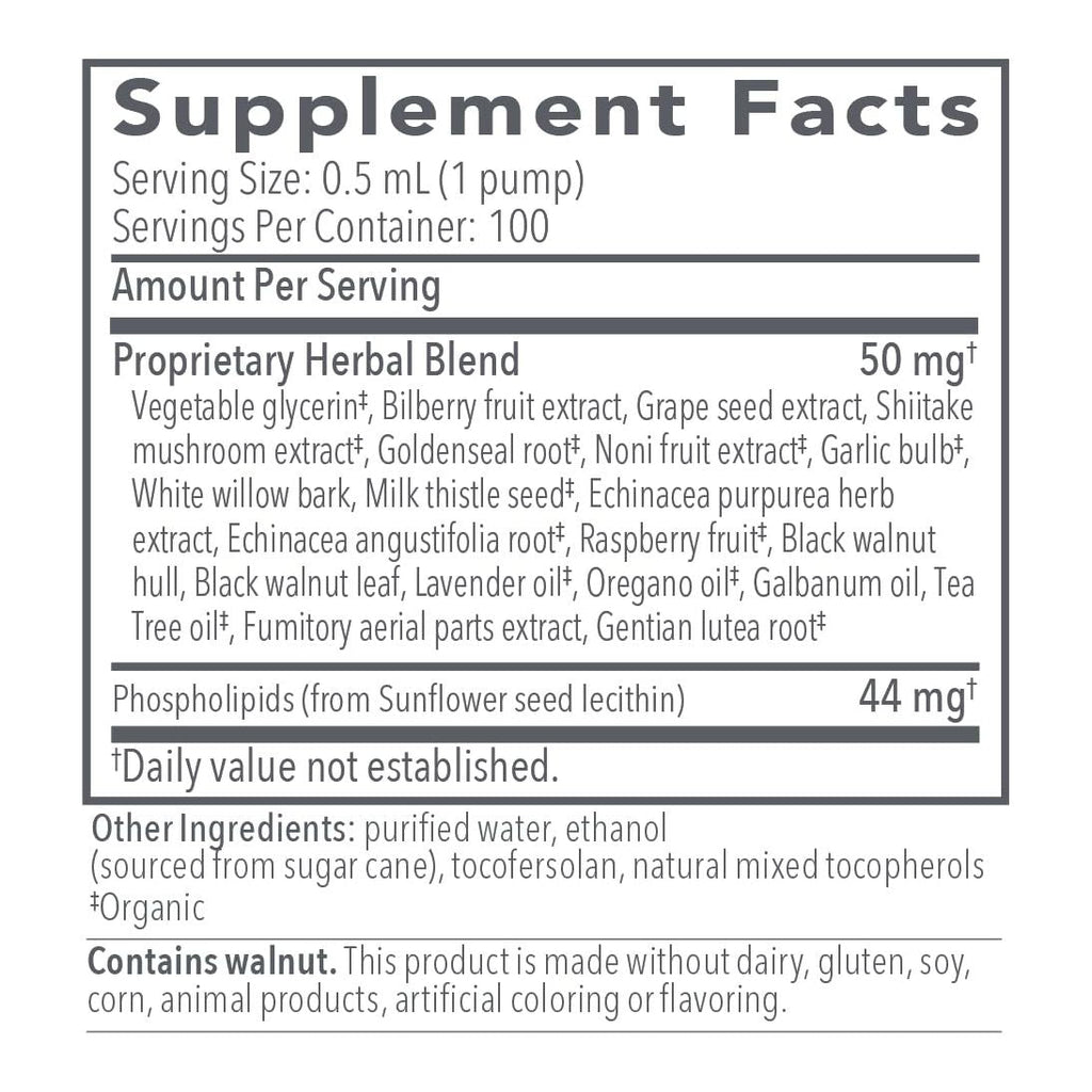 Bio-Botanical Research Biocidin LSF Éliminer Liposomal à large spectre 50 ml