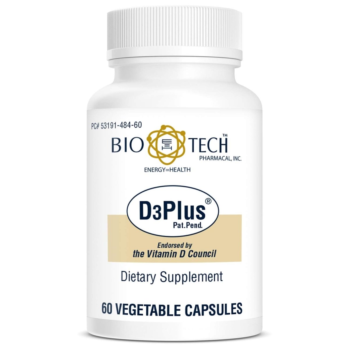 Bio-Tech Pharmacal D3 Plus (60 Comprimés)