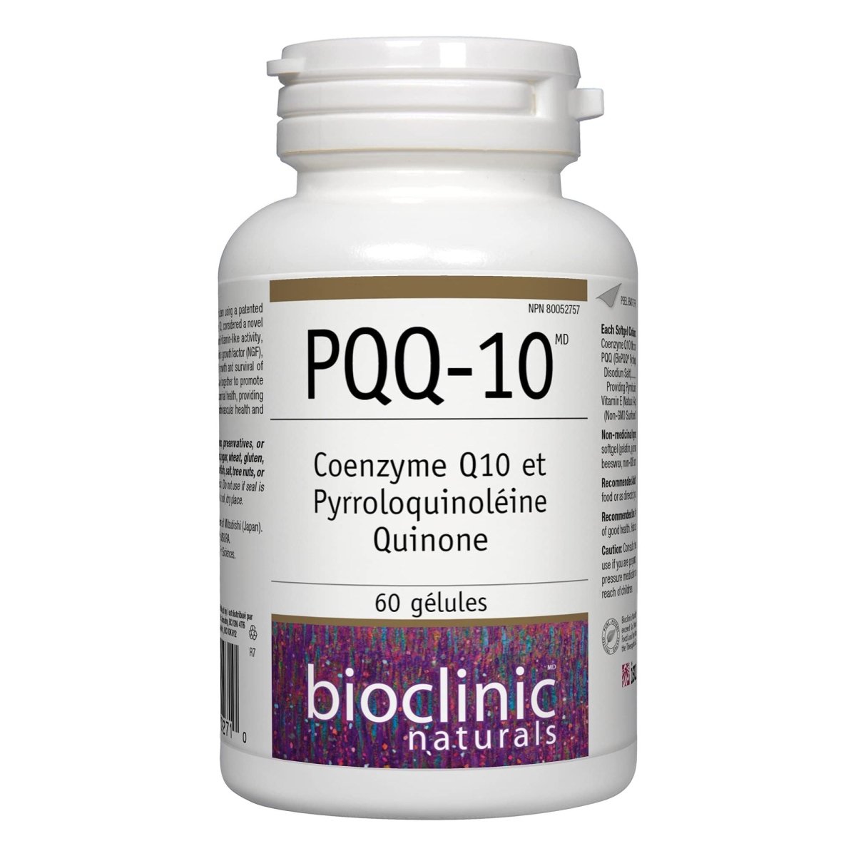 Bioclinic Naturals CerebroVital PQQ-10 60 Gélules