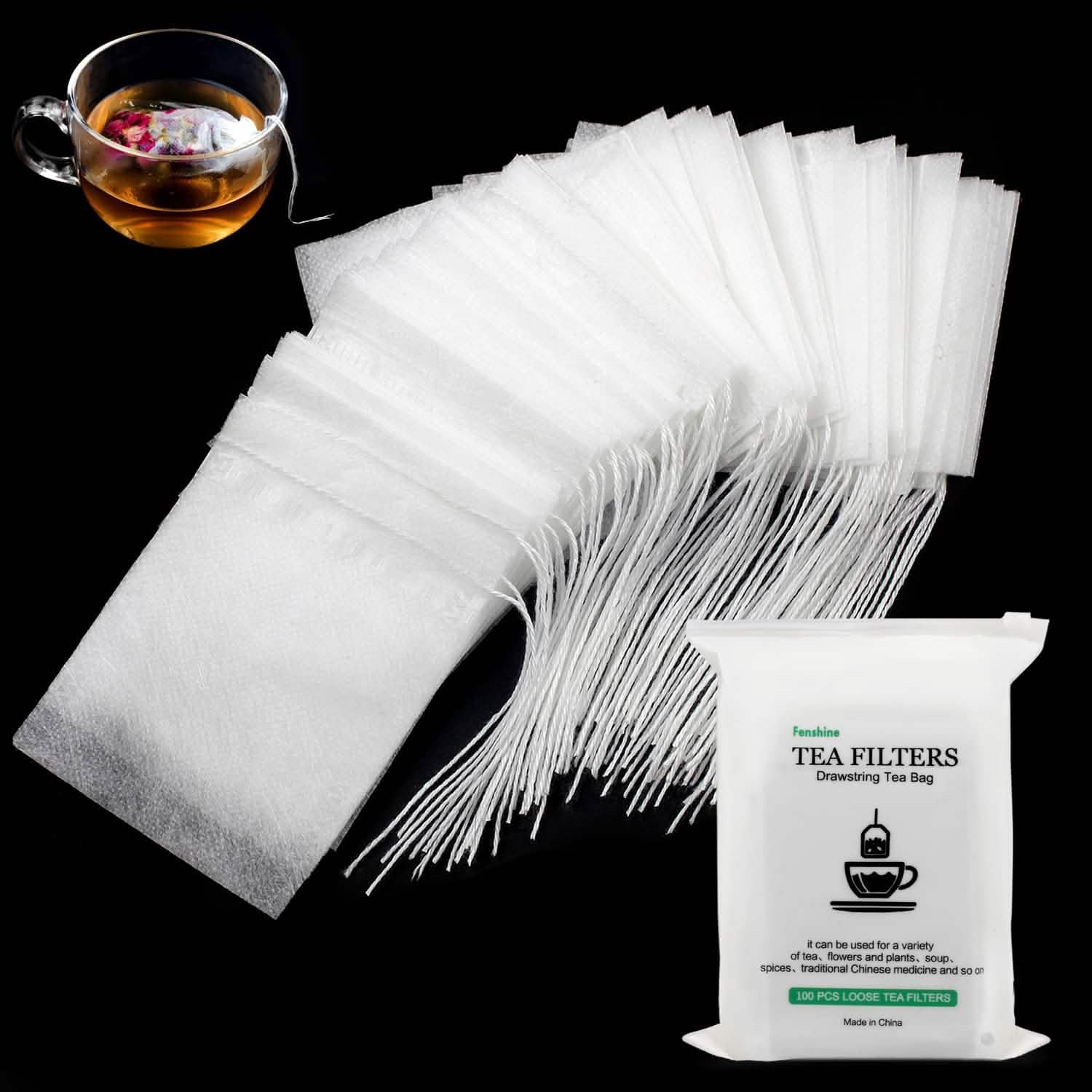 Sachets de thé filtrants biodégradables