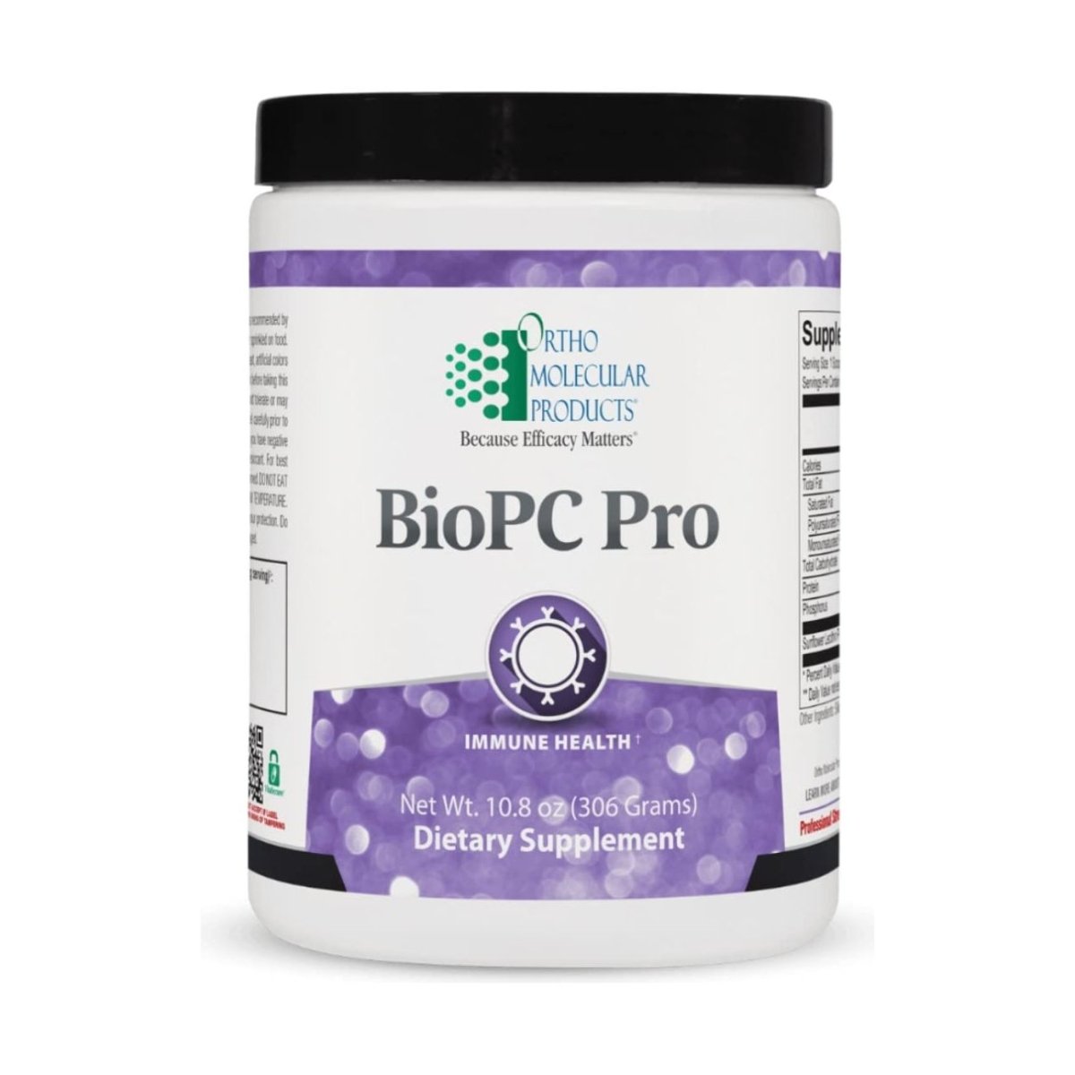 BioPC Pro Complexe de phospholipides à haute dose pour un soutien puissant du système immunitaire et des mitochondries. 321 g (11,3 oz)