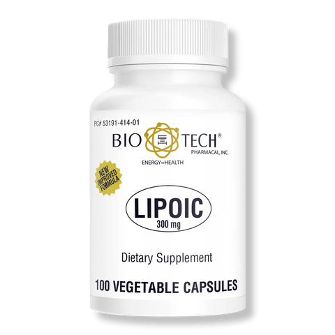 Biotech Acide Alpha-Lipoïque 300mg 100 gélules végétales