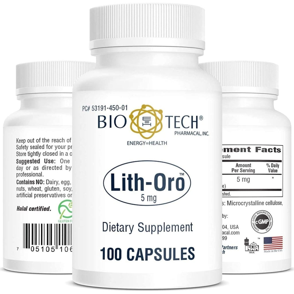 BioTech Lith-Oro 5 mg 100 gélules
