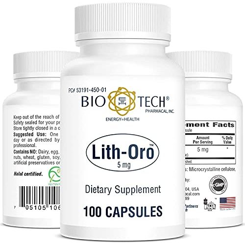 BioTech Lith-Oro 5 mg 100 gélules