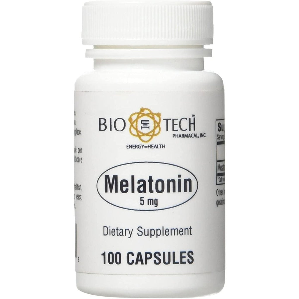 Biotech Mélatonine 5 mg 100 Gélules